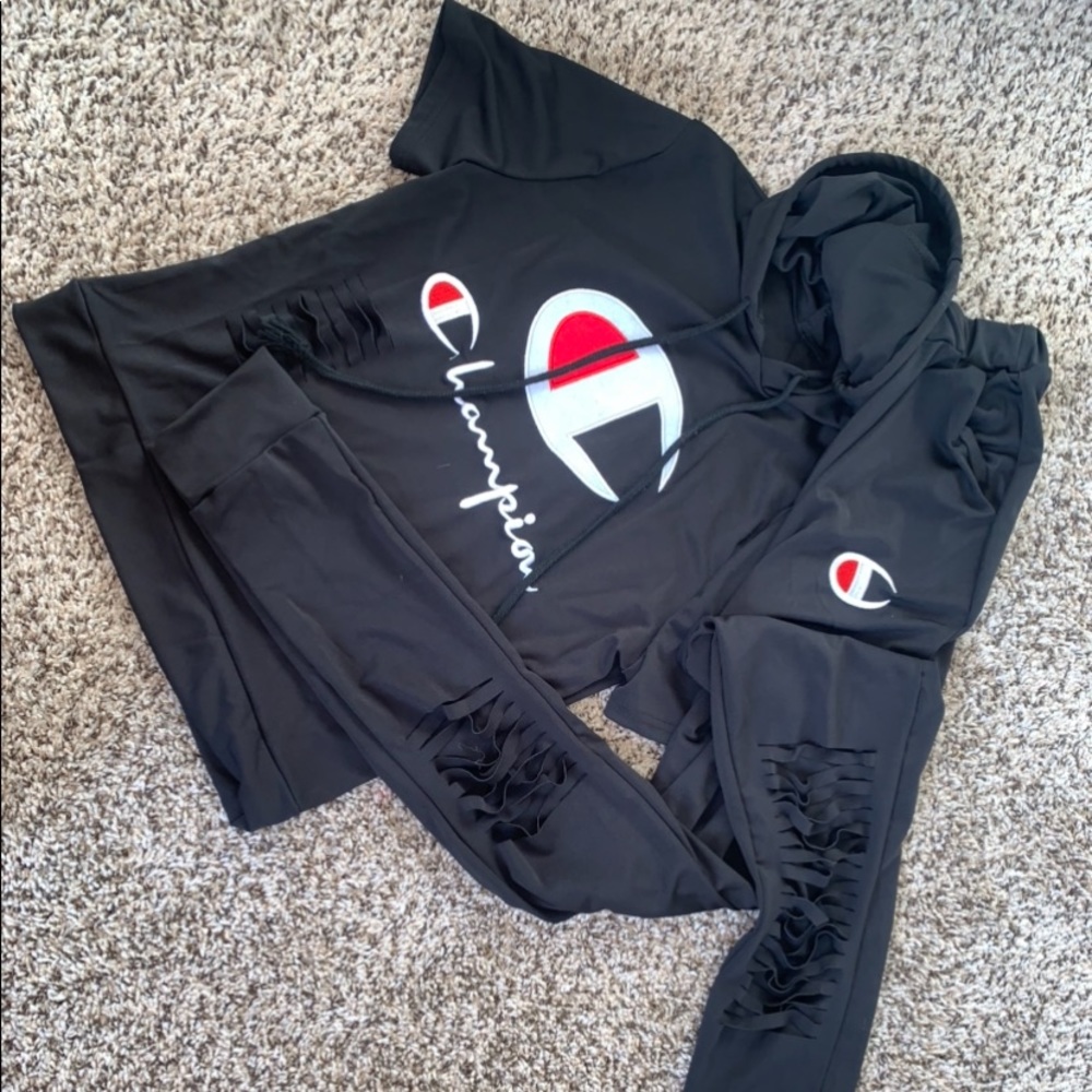 Champion Hoodie Set